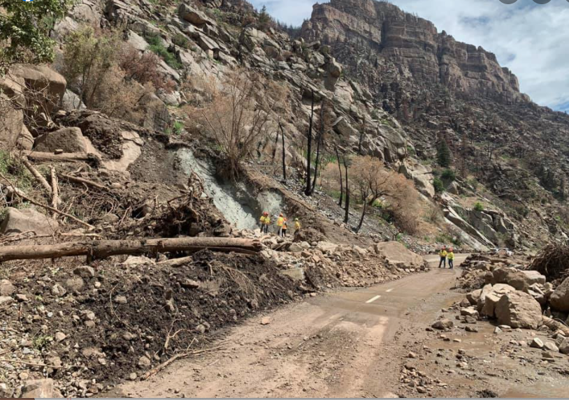 Glenwood Canyon damage #2